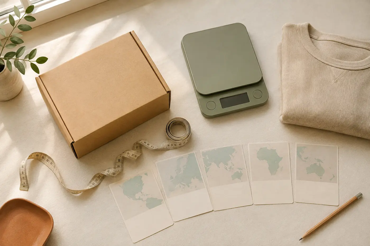 Packed parcel prepared for Superbuy international shipping